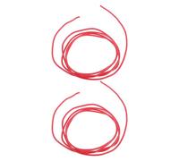 SUPVOX Cablaggio per Chitarra Elettrica 2 Pezzi in Filo di Rame Intrecciato Rivestito in Silicone da 100 Centimetri Accessori per Cablaggio Chitarra Vintage Cavo Patch per Basso