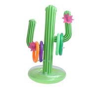 SUPVOX Cactus Gonfiabile in PVC Anelli per Gioco a Tema Feste in Piscina e Giardino, Decorazione Galleggiante Resistente e Durevole, Set Decorativo per Divertimento Estivo