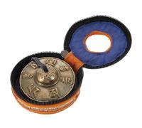 SUPVOX Campane Tibetane in Rame per Meditazione Yoga Strumento di Percussione Religioso Nepalese Campanelli Chimes per Esercizi Spirituali e Cerimonie Suono Chiaro e Duraturo per Regali