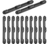 SUPVOX Cappucci 10 Occhiali Aste in Antiscivolo per Silicone Nero Paia | Comfortevoli e Stabili, per Occhiali da Sole e Vista, Adatti a Surf e Arrampicata