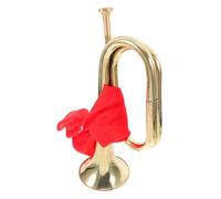 SUPVOX Carica Tromba Per Tromba Per Principianti Gruppo Musicale Corno Strumento Per Adolescenti Strumento Musicale Per Principianti Strumenti a Fiato Golden Stoffa