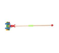 SUPVOX Carrozzina in Legno per Design Animali Cartoon Spingi e Tira per Apprendimento Camminatore Robusto e Riutilizzabile per Ragazzo e
