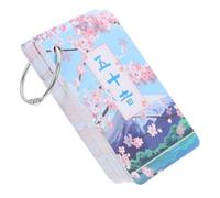 SUPVOX Carte di Apprendimento Giapponese per Principianti di Carte Alfabeto Hiragana e Katakana Font Chiaro e Dimensioni Pratiche per Esercizi e Studio del Sillabario Giapponese