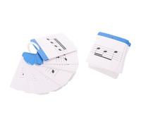 SUPVOX Carte Didattiche per Teoria Musicale Note Musicali, Carta, Migliorano Ritmo e Visione, per Lezioni di Gruppo e Studio a Casa