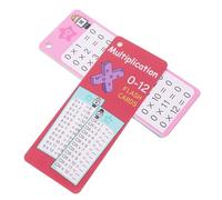 SUPVOX Carte Flash Math per Età Prescolare Riutilizzabili e Cancellabili Gioco Educativo Interattivo per Apprendimento Moltiplicazioni e Sviluppo del Pensiero Matematico