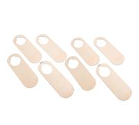 SUPVOX Cartello da Appendere alla Porta in Legno Grezzo 10 Pezzi, Targhetta Pomello per Maniglia, Decorazione Artigianale per Casa e Ufficio, Superficie per Scrivere e Personalizzare,