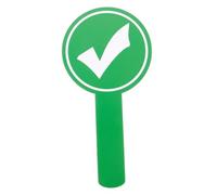 SUPVOX Cartello Portatile Con Doppia Mappa Laterale Lavagna Bianca Per Voto In Classe Pagaie Per Aste Pagaie Riutilizzabili Per Insegnanti Tavola Per Giudizio Tavola Da Paddle