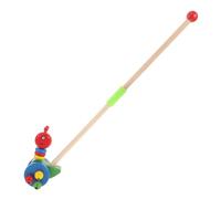 SUPVOX Cartone Animale Legno Carrozzina da Spingere per Camminatore Educativo per Ragazzo Design Unisex e Riutilizzabile Sviluppo Motorio e Divertimento