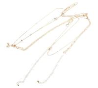 SUPVOX Catena per Corpo da Donna in Lega Oro, Gioielli per Reggiseno Bikini Leggeri alla Moda, Accessori per Feste, Festival e Spiaggia