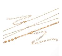 SUPVOX Catena per Corpo da Donna Paillettes Scintillanti Gioielli Leggeri in Ferro per Spiaggia e Feste Decorazione Coordinata Fatta a Mano per Costume da Bagno