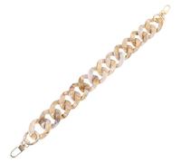 SUPVOX Catena per Tracolla Borsa in Acrilico e Lega 40 Cm Staccabile Fibbie, Cinturino di Ricambio per Borsette Vintage Fai da Te, Accessorio Decorativo per Borse a Mano e Tracolla