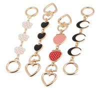 SUPVOX Catene Metalliche Estensibili per Borse da Donna, Set 4 Pezzi Moschettoni a Molla, Estensioni Robuste e Decorative per Tracolle, Accessori Versatili per Borse a Mano e Portafogli