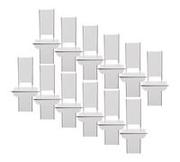 SUPVOX Cavalletto in Cartone da 12 Pezzi, Supporto Pieghevole per Cartelli e Cornici, Cavalletto per Dipingere Alto 18 Cm, Piedistallo Stabile per Esposizione Poster e Materiale