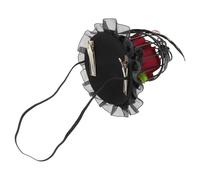 SUPVOX Cerchietto Gotico Halloween a Forma di Gabbia per Uccelli Mini Cappello a Cilindro Fascia per Chioma Decorativa Rosa e Pipistrello Accessori Cosplay per Feste e Foto Carnevale