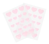 SUPVOX Cerotti Idrocolloidali per Viso a Forma di Cuore Rosa Adesivi per Brufoli 2 Fogli 24 Patch Ultrasottili per Assorbire Secrezioni e Favorire la Guarigione della Pelle