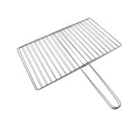 SUPVOX Cestello Griglia in Acciaio Inox 24x34 Cm per Barbecue, Supporto Verticale per Pesce, Carne e Verdure, Resistente Alte Temperature, Accessorio Versatile per Cucina Esterna e Campeggio