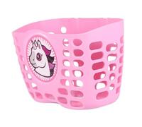 SUPVOX Cestino Portaoggetti Per Scooter e Bicicletta Ragazzo Ragazza, Cestino in Plastica Ecologica Ispessita, Motivo Rosa Testa Di Cavallo, Facile Da Installare, Per Riporre Oggetti Su Bici e Scooter