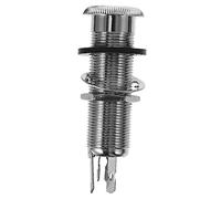 SUPVOX Cilindro Jack A 4 Pin in Rame Per Spine Stereo Per Basso Presa Per Montaggio A Filo Per Chitarra Sostituzione Jack Stereo