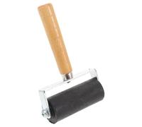 SUPVOX Cilindro Per Inchiostro Linoleografico Con Manico in Legno, Cilindro in Gomma Per Stampa, Incisione, Scrapbooking E Decorazioni Artigianali