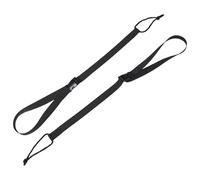 SUPVOX Cinghie di Sicurezza per Attacchi da Snowboard 2 Pezzi Nere Cinghia Regolabile per Tavola da Snowboard Leggera Accessorio per Sicurezza e Protezione su Piste da Sci per Sport