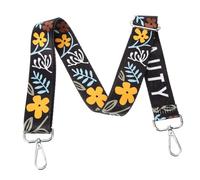 SUPVOX Cinturino Decorativo per Banjo in Poliestere Resistente Agli Strappi, Tracolla Regolabile e Leggera per Strumenti Musicali, Ricambio Motivo Floreale per Esibizioni e Pratica