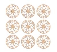 SUPVOX Ciondolo 200 Pezzi Floreale in Rame Beige per Creazioni Gioielli