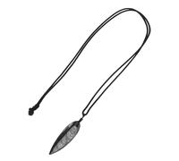 SUPVOX Ciondolo Grande Ammonite Pietra Fossile Ortoceras Lucidata per Collana Campione Naturale di Vita Marina Antica Gioiello Educativo e Decorativo Unico