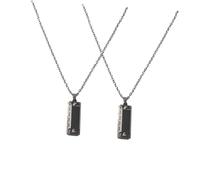 SUPVOX Collana Ciondolo Armonica Mini in Acciaio Inox 2 Pezzi, Strumento Musicale Portatile Suono Melodioso, Catena per Clavicola Chic, Regalo Festa