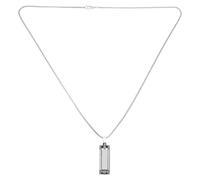 SUPVOX Collana Ciondolo Armonica Musicale Delicata, Catena Snake in Acciaio, Accessorio Hip Hop per Amanti della Musica, Gioiello Leggero e Portatile per Eventi e Concerti