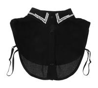 SUPVOX Colletto Finto Staccabile per Donna Perle Artificiali e Pietre Decorative Decorazione Elegante per Camicetta Adatto per Feste e Uso Quotidiano