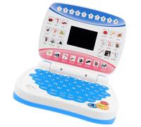 SUPVOX Computer Portatile per Piccoli LED Didattico Funzione Musicale e Schermo LED Giocattolo Educativo Portatile per Apprendimento Precoce 5-10 Anni Gioco Cognitivo