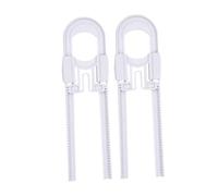 SUPVOX Confezione 2 Serratura Sicurezza per U Shaped Blocca Armadietti per Cucina e Chiusura Antiscivolo per Maniglie e Pomelli