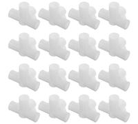 SUPVOX Connettore per Aste Armadio in Plastica 22mm 20 Pezzi Giunto a Quattro Vie per Organizer Scarpiere e Armadi Portatili Soluzione Fai da Te per Montaggio e Fissaggio Mobili