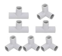 SUPVOX Connettori per Box 8 Pezzi in Plastica Resistente, Giunti a T e Triangolari per Recinzioni Interne, Accessori Sicuri per Estensione e Protezione del Recinto Gioco