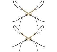 SUPVOX Contatore di Preghiere in Ottone 2 Pezzi per Meditazione e Canto delle Perle Strumento Manuale Portatile per Braccialetti Fai da Te Accessorio Resistente per Pratiche Buddiste e