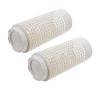 SUPVOX Contenitore per Compost da Cucina e Giardino 2 Pezzi in Plastica Sigillata Fori di Ventilazione, Composter Interrato per Vermi da Esterno, Resistente ai Cambiamenti