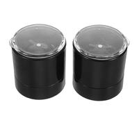 SUPVOX Coperchio per Macina Sale e Pepe in Acciaio Inossidabile, Coperture Superiori per Macinapepe da Cucina, Set 2 Pezzi Meccanismo Regolabile per Spezie, Accessori Cucina Compatti