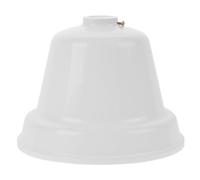 SUPVOX Copertura Antipolvere Ventilatore da Soffitto Bianca, Calotta Inferiore in Plastica Resistente, Accessorio per Protezione e Decorazione, Facile Installazione per Ambienti