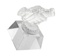 SUPVOX Coppa di Cristallo Pollice su Resistente e Leggero, Coppa Premio Decorativa Trasparente, Premio Motivazionale per Cerimonie e Uffici, Ornamento Versatile per Ambienti Interni