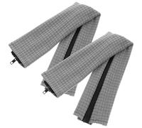 SUPVOX Copri Braccioli per Sedia da Ufficio Impermeabili Elastico, Set 2 Pezzi Grigio Chiaro, Protezione Anti Sporco e AntiGraffio per Poggiapolsi, Adatti a Sedie Girevoli per Uso