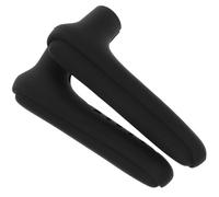 SUPVOX Copri Maniglia per Porta a di 2 Pezzi in Silicone Nero Manicotto Anticollisione per Pomelli Porte Protezione Sicurezza per Porte di Casa