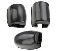 SUPVOX Copri Tasti per Sassofono Sostituzione per Imbottiture Vecchie Set 3 Pezzi in Silicone Nero per Protezione e Conservazione Comoda Rialzi per Chiavi Laterali