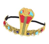 SUPVOX Copricapo Egiziano da Donna Fascia Serpente Stile Halloween, Accessorio per Chioma Leggero Resistente, Copricapo da Festa Teatrale e Costume Cosplay Regina D'egitto