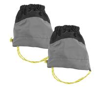 SUPVOX Copriscarpe Impermeabili Regolabili in Nylon con Rivestimento in Silicone Protezione Antivento e Antistrappo per Outdoor Calzature Neve Traspiranti e Resistenti Adatti Tipi Scarpe