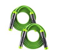 SUPVOX Corda da Saltare Pesi con Manico in Lega di Alluminio Verde Corda Professionale per Fitness Casa Palestra e Outdoor Cuscinetti a Sfera per Rotazione Veloce