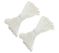 SUPVOX Corda per Irrigazione Automatica a Stoppino in Cotone 6mm 20m 2 Pezzi, Filo Capillare Traspirante per Piante da Interno e Giardino, Kit Autoirrigazione Fai da Te per Vasi e