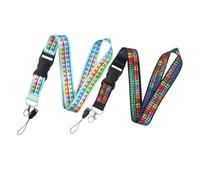 SUPVOX Cordini per Telefono da Donna 2 Pezzi Design Tavola Periodica, Cordino Multifunzionale Staccabile in Materiale Resistente, Catena Anti-smarrimento per Cellulare e Accessorio