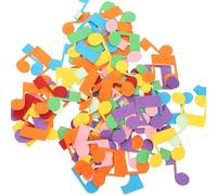 SUPVOX Coriandoli di Note Musicali 200 Pezzi in Carta Colorata, Decorazione da Tavolo per Feste e Matrimoni, Ritagli Musicali Sparsi per Ambienti Festivi e Party Colore Colore Casuale