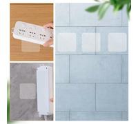 SUPVOX Cuscinetti Adesivi Bifacciali Trasparenti 80 Pezzi 60X60 MM Quadrati Rimovibili senza Residui per Poster e Decorazioni Forte Adesione e Rimozione senza Danni per Uso Domestico e