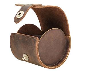 SUPVOX Custodia per Orologio Singola Portatile in Pelle Sintetica Design a Rullo, Scatola Organizer da Viaggio per Uomini e Donne